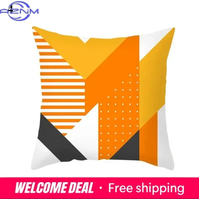 Boho Orange Abstract Cushion C - Century Textile & Sewing Supply Avenue C North Saskatoon Sk recension och pris