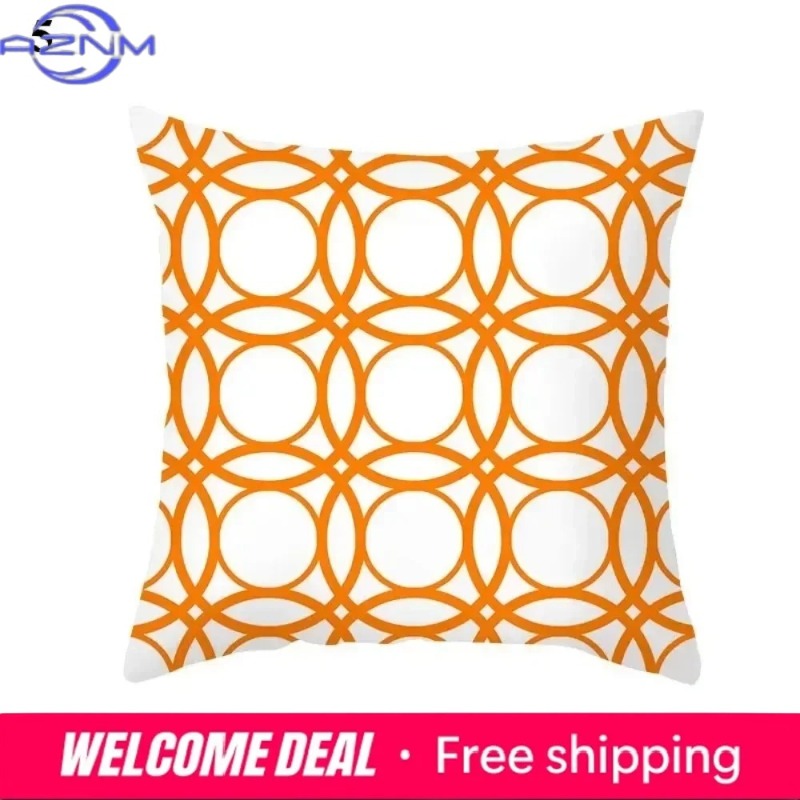Boho Orange Abstract Cushion C - Century Textile & Sewing Supply Avenue C North Saskatoon Sk recension och pris