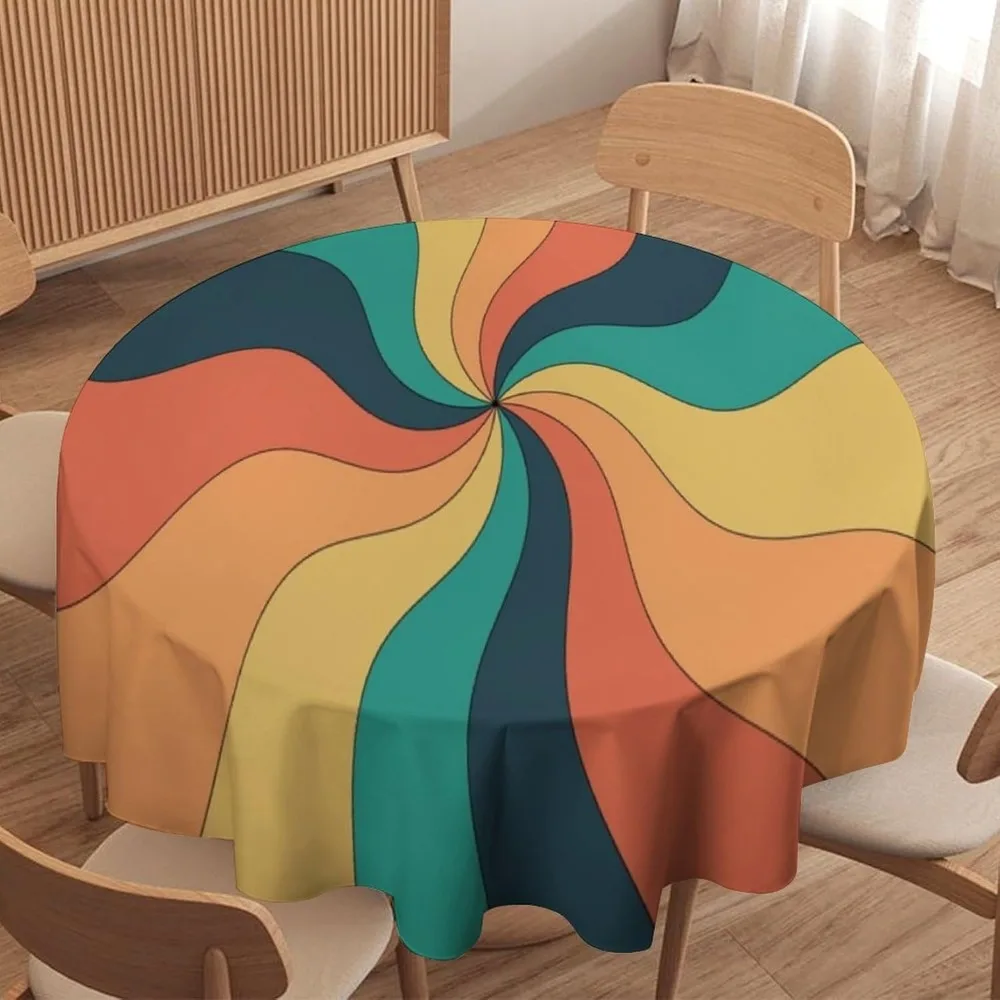 Retro Groovy Swirl Round Table - Century Textile & Sewing Supply Avenue C North Saskatoon Sk recension och pris