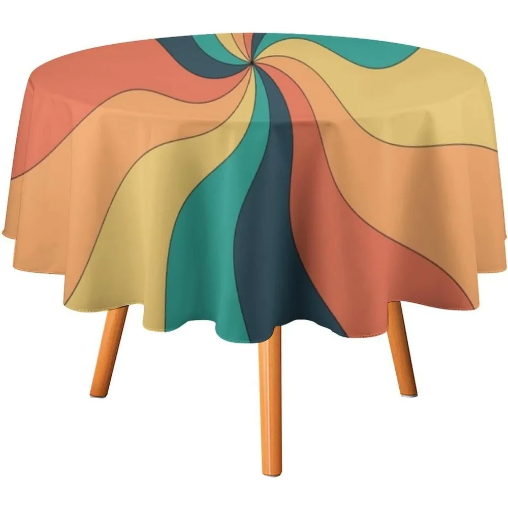 Retro Groovy Swirl Round Table - Century Textile & Sewing Supply Avenue C North Saskatoon Sk recension och pris
