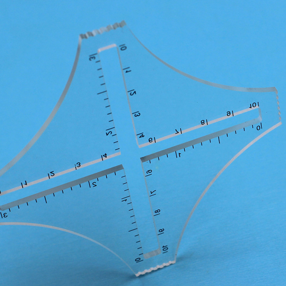 Transparent Knitting Density R - Sewing Gauge Ruler recension och pris