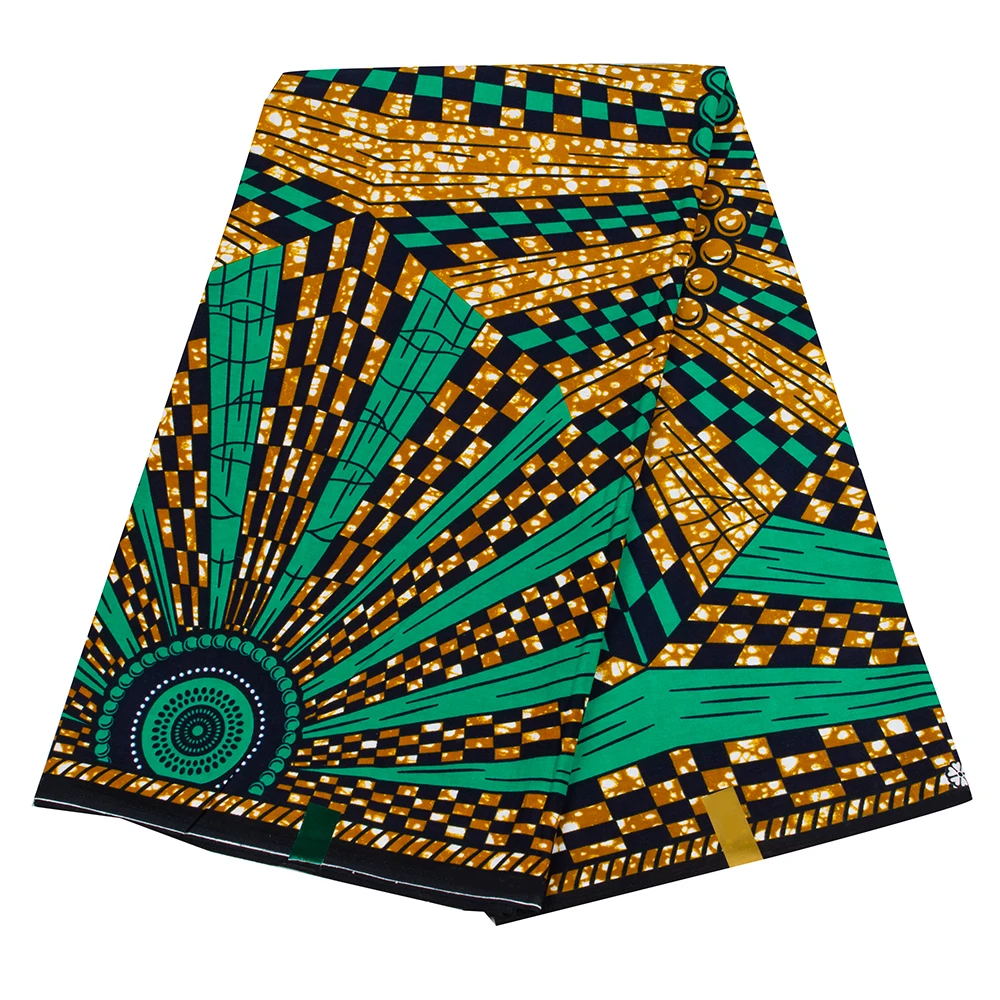 African Fabric 3/6Yards Cotton - Sewing Batik Fabric recension och pris