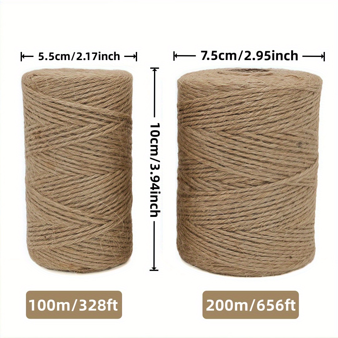 2/3/4mm Natural Jute Rope Stri - Sewing Thread In Textile recension och pris