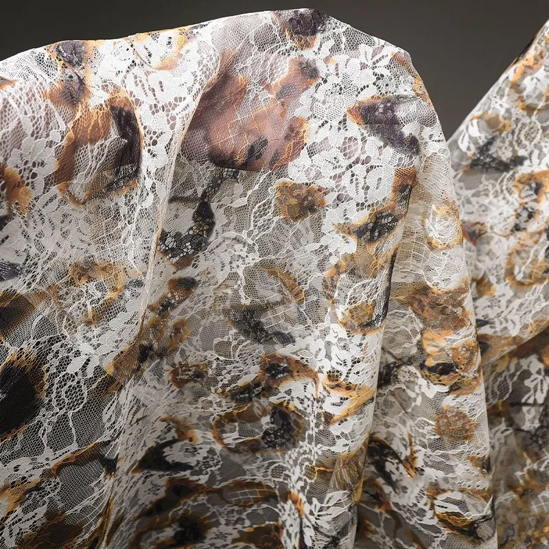 50Cm Retro French Lace Print C - Sewing Batik Fabric recension och pris