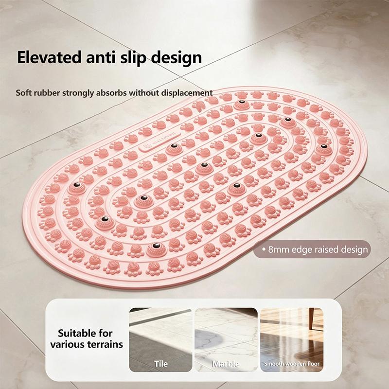 TPE Foot Massage Mat Acupressu - Gripper Foot Walking recension och pris